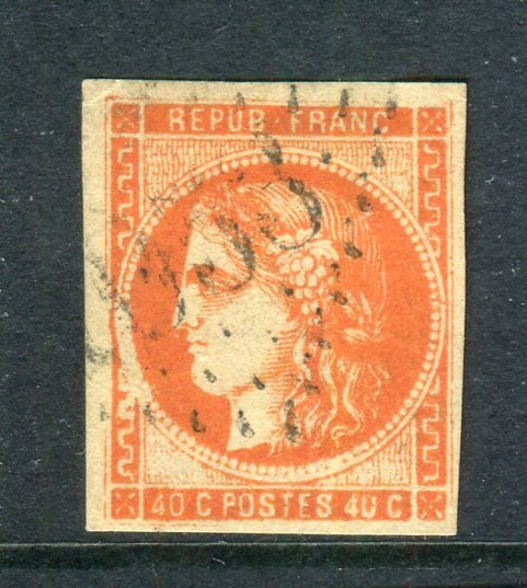 Frankrig 1870 - Superbe  Rare N° 48 avec Variété d'Impression - Expertisé  Signé par Calves