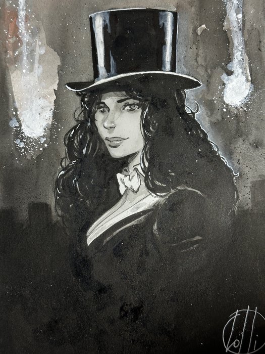 Matteo Lolli - 1 Original drawing - Zatanna