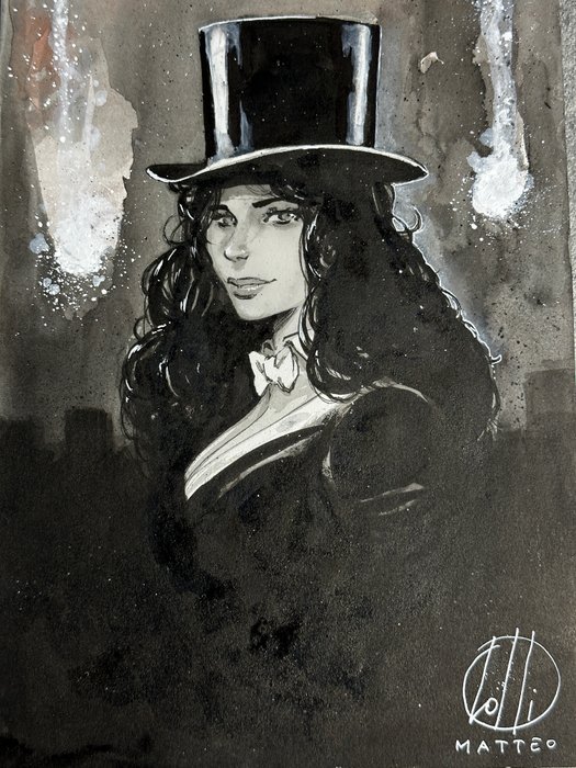 Matteo Lolli - 1 Original drawing - Zatanna