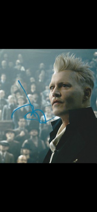 Fantastic Beasts - Signed by Johnny Depp (Grindelwald)