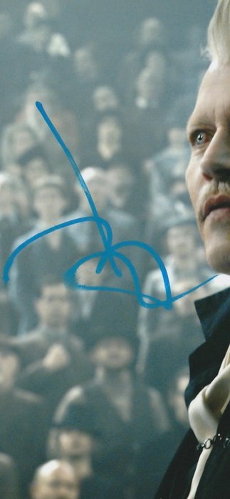 Fantastic Beasts - Signed by Johnny Depp (Grindelwald)