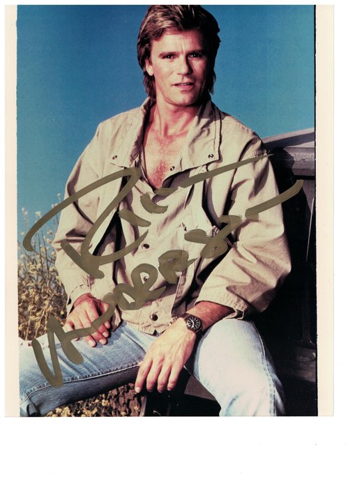 MacGyver - Richard Dean Anderson - Signed Photo In-Person (20x26 cm)