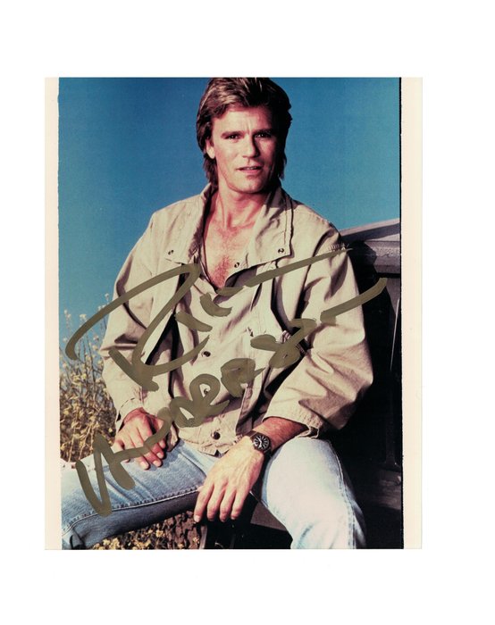 MacGyver - Richard Dean Anderson - Signed Photo In-Person (20x26 cm)