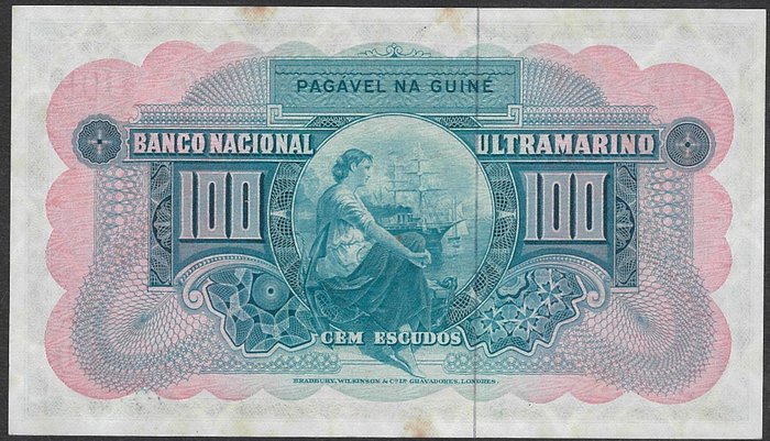 Portugisisk Guinea. - 2 x 50 + 2 x 100 Escudos 1964-1971