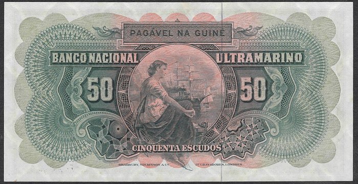 Portugisisk Guinea. - 2 x 50 + 2 x 100 Escudos 1964-1971