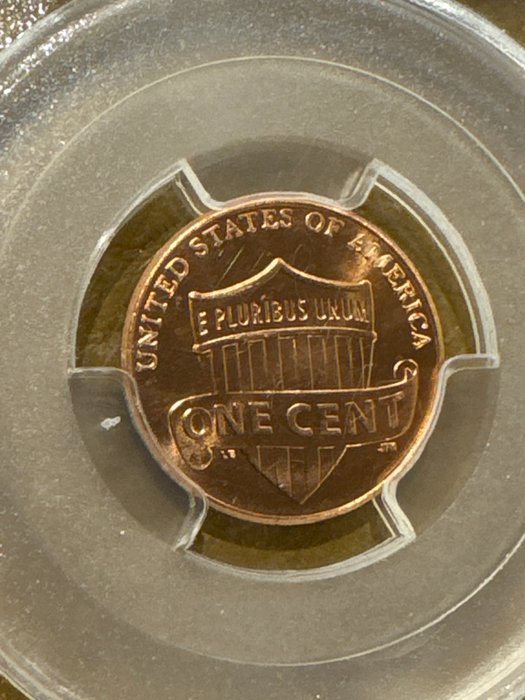 Förenta staterna. 1 Cent 2014 PCGS Sample Shield - WMF Berlin 2015 - United States  (Ingen mindstepris)