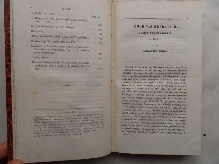 Wvd Vorm / JF Bosdijk / E van Randerode / D Dorbeck / AA Meijssenheijm Knipschaar / JC - Europa Verzameling van in- en uitlandsche lettervruchten ter bevordering van wereldkennis en - 1842