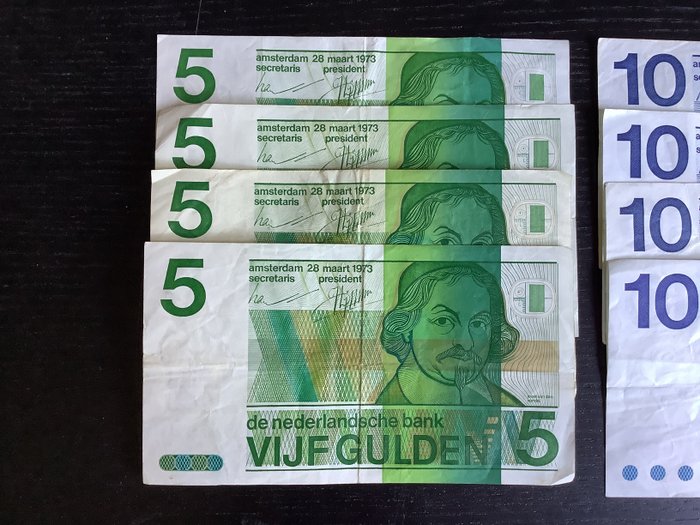 Holland - 20 banknotes - various dates  (Ingen mindstepris)