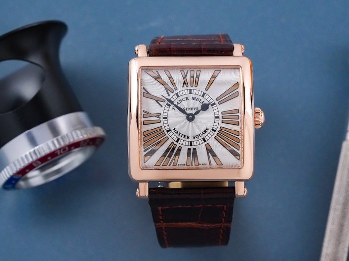 Franck Muller - Master Square 18k Red Gold - 6002 L QZ R - Kvinder - 2011-nu