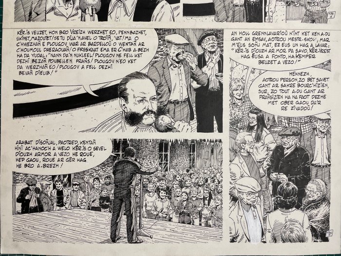 Auclair, Claude - 1 Original page - Bran Ruz - 1981