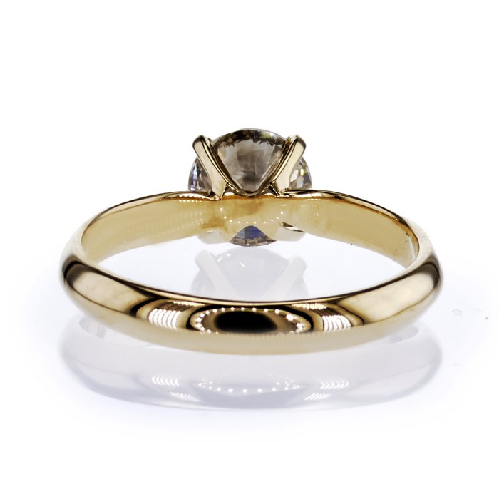 Ingen mindstepris - Forlovelsesring - 14 karat Gulguld -  1.54ct. tw. Diamant (Naturfarvet)