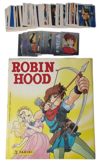 Panini - RARE - Robin Hood 1990 - Empty album + complete loose sticker set