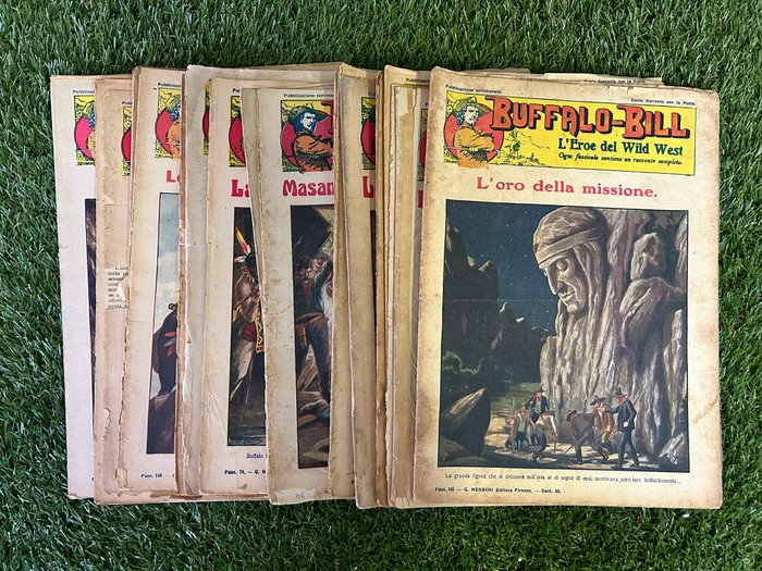 Buffalo Bill 70x fascicoli anno 1927 - Buffalo Bill - 70 Comic - Første udgave - 1927