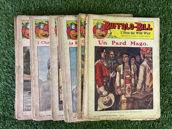 Buffalo Bill 70x fascicoli anno 1927 - Buffalo Bill - 70 Comic - Første udgave - 1927