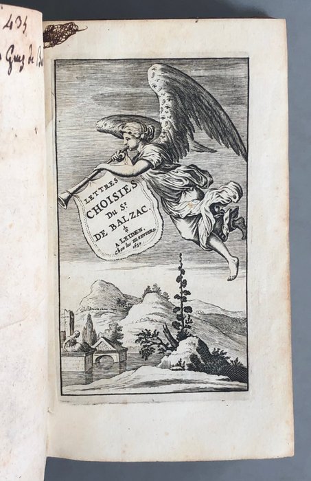 Jean-Louis Guez de Balzac - Lettres choisies du Sr de Balzac - 1652