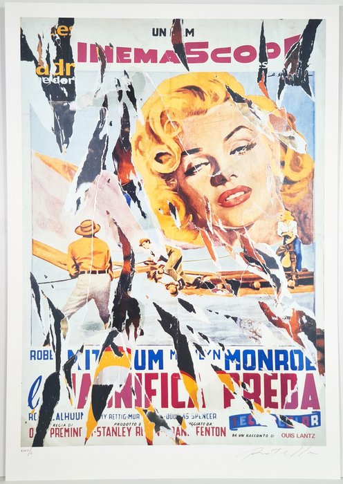 Mimmo Rotella (1918-2006) - La Magnifica preda ( The Beautiful Prey)