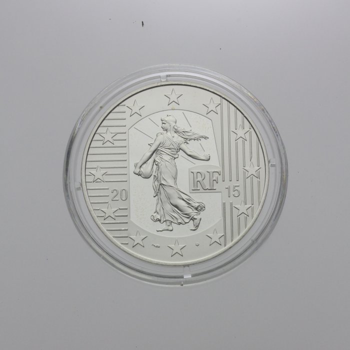 Frankrig. 10 Euro 2015 "Franc à cheval" Proof  (Ingen mindstepris)