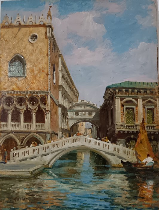 Fransk skole (XX) - Ponte de La Canonica, Venezia