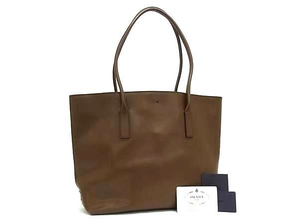 Prada - Prada Tote bag leather Brown - Mulepose