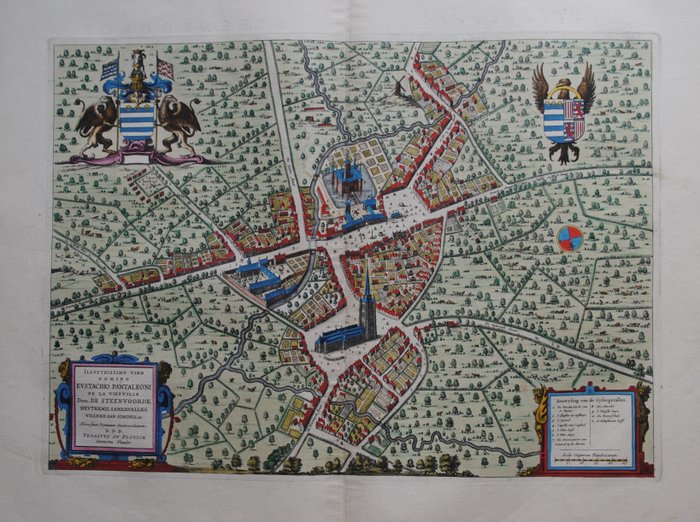 Frankrig - Steenvoorde; J. Blaeu - Illustrissimo Viro Domino Eustachio Pantaleoni - 1621-1650