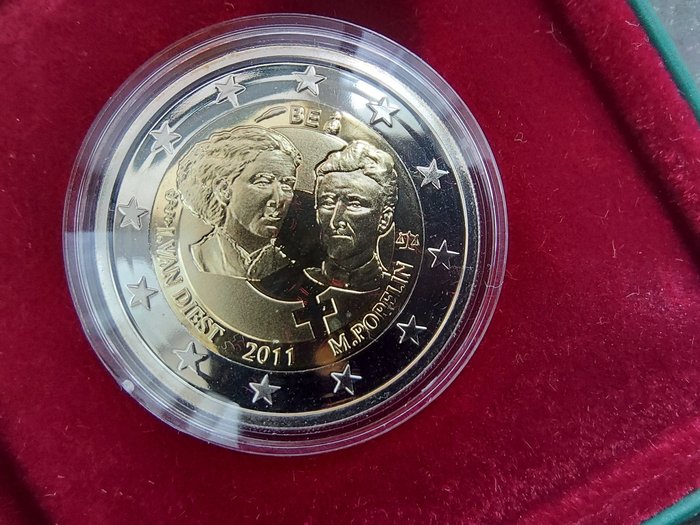 Belgien. 2 Euro 2011/2022 (2 monete) Proof  (Ingen mindstepris)