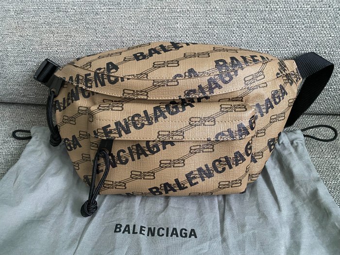 Balenciaga - NEW - Brown / Bronze - Mixed Fabric - Taske