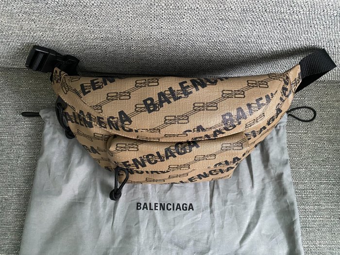 Balenciaga - NEW - Brown / Bronze - Mixed Fabric - Taske