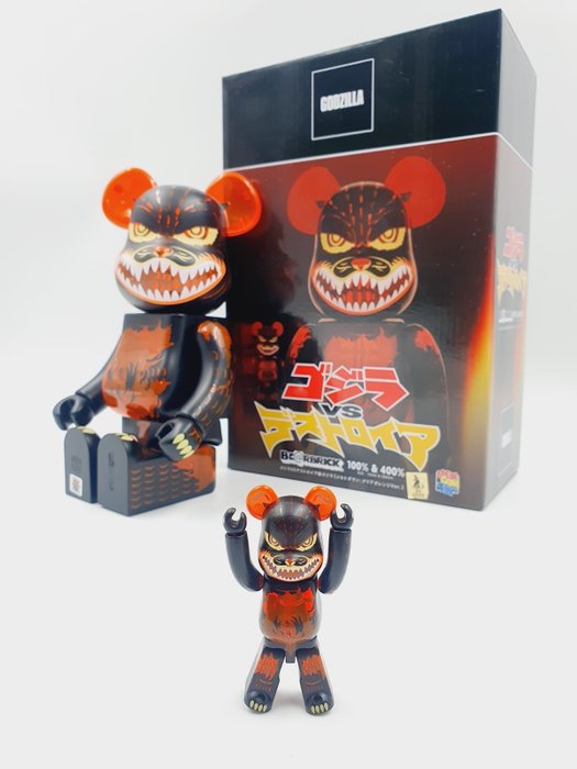 Godzilla x Medicom Toy Be@rbrick - Godzilla VS Destoroyah 400% 100% Bearbrick 2022