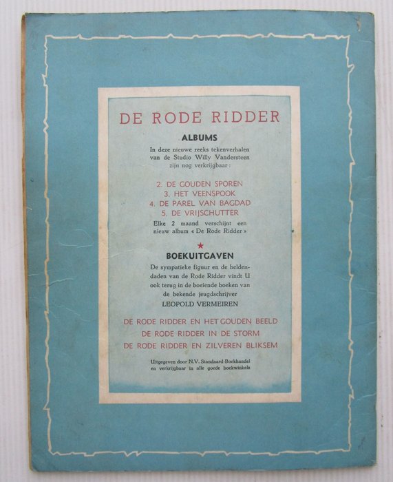 De Rode Ridder 5 - De vrijschutter - 1 Album - Første udgave - 1960