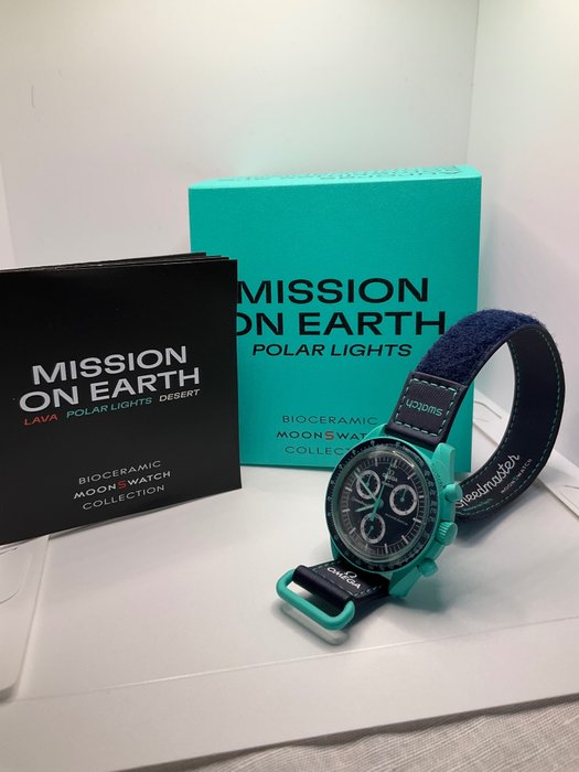 Swatch - Swatch x omega mission on earth polar lights - Ingen mindstepris - Unisex - 2020+