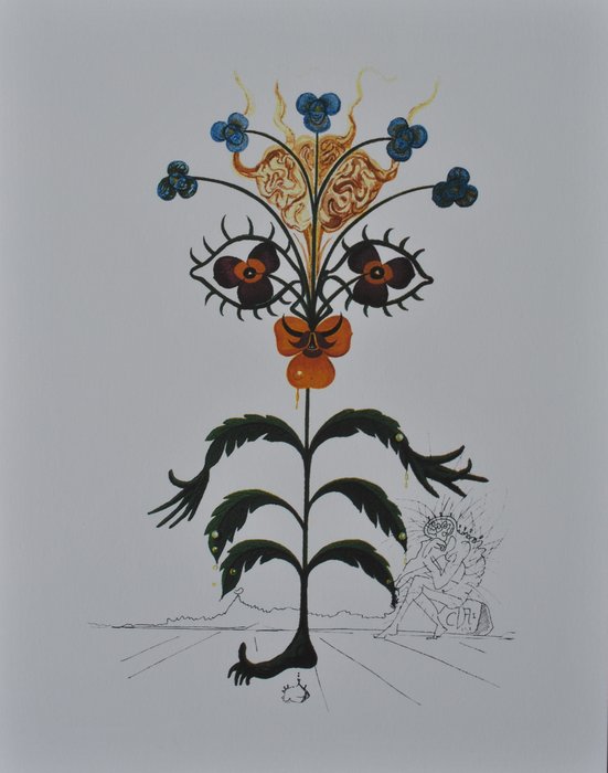 Salvador Dali (1904-1989) - Flordali : La pensée