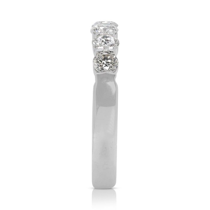 Ring - 18 kraat Hvidguld -  0.56ct. tw. Diamant (Natur)