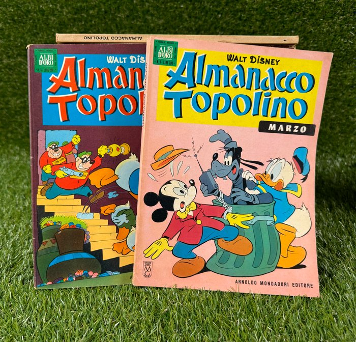 Almanacco Topolino 55x Albi Assortiti - 55 Comic - Første udgave - 1960