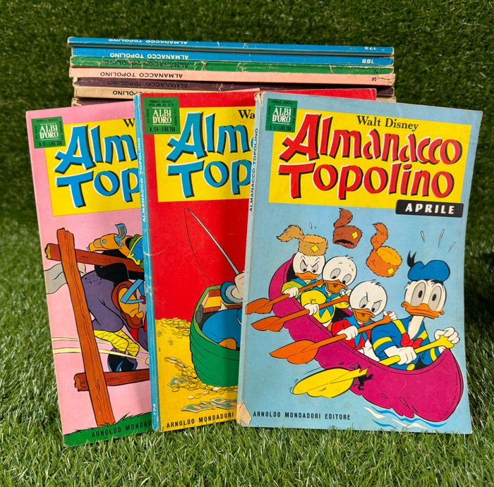 Almanacco Topolino 55x Albi Assortiti - 55 Comic - Første udgave - 1960