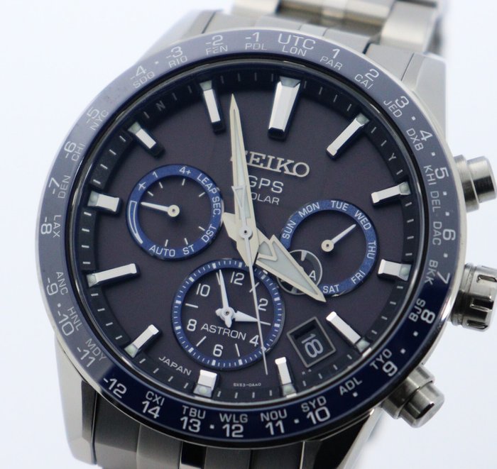 Seiko - Astron Date - Ingen mindstepris - SBXC001/5X53-0AB0 - Mænd - 2011-nu