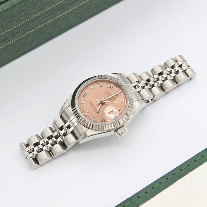 Rolex - Datejust Lady - Salmon Roman Dial - 69174 - Kvinder - 1990-1999