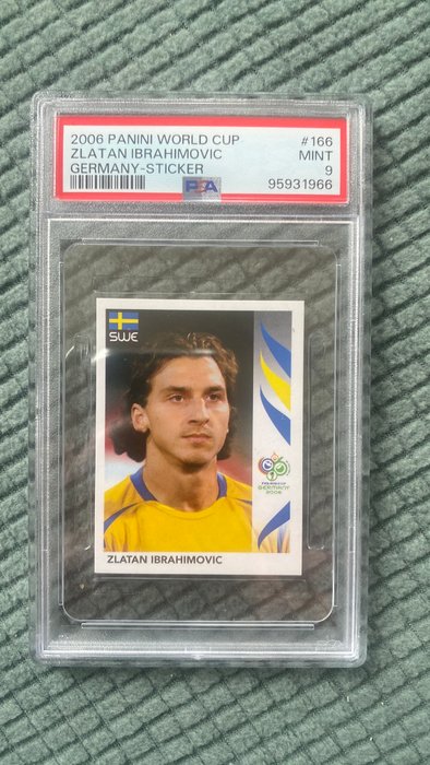 Panini - Euro 2000, Germany 2006 World Cup, South Africa 2010 World Cup, UEFA Champions League Chrome - Erling Haaland, Zlatan Ibrahimović, Lionel Messi, Gareth Bale - David Beckham - 5 Graded sticker - PSA 9 - 9 - 5 - 4 - 3