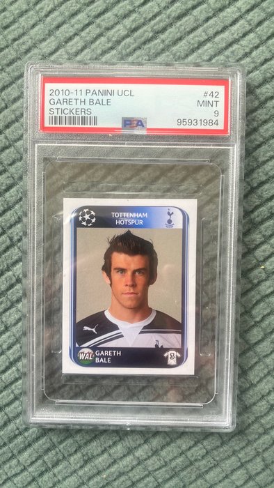 Panini - Euro 2000, Germany 2006 World Cup, South Africa 2010 World Cup, UEFA Champions League Chrome - Erling Haaland, Zlatan Ibrahimović, Lionel Messi, Gareth Bale - David Beckham - 5 Graded sticker - PSA 9 - 9 - 5 - 4 - 3