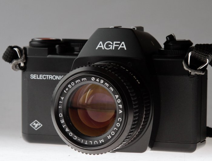 Agfa SELECTRONIC 2 + 50mm 1,4 Reflekskamera med enkelt linse (SLR)