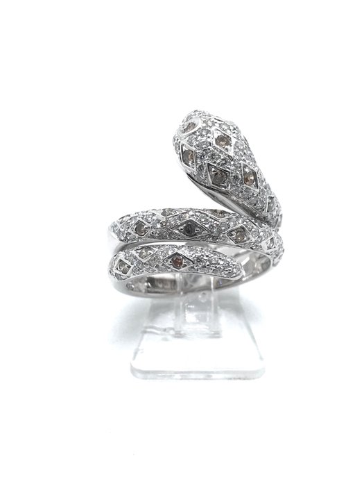 Leo Pizzo - Ring - 18 kraat Hvidguld Diamant