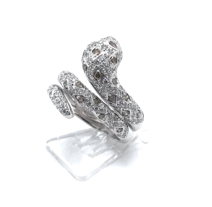 Leo Pizzo - Ring - 18 kraat Hvidguld Diamant