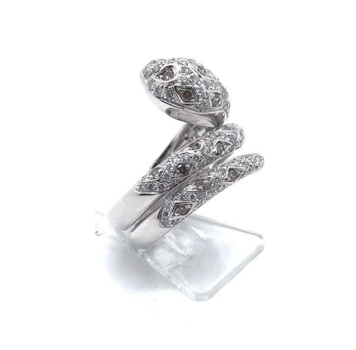 Leo Pizzo - Ring - 18 kraat Hvidguld Diamant