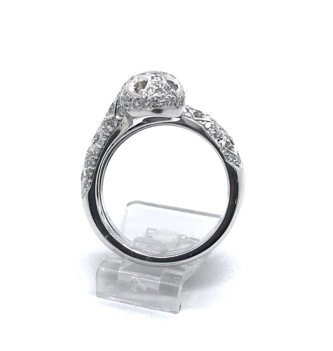 Leo Pizzo - Ring - 18 kraat Hvidguld Diamant