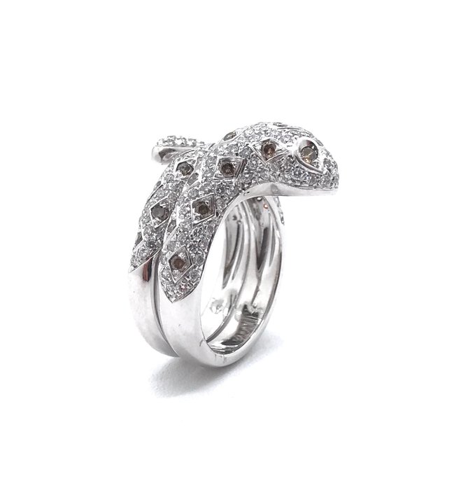 Leo Pizzo - Ring - 18 kraat Hvidguld Diamant