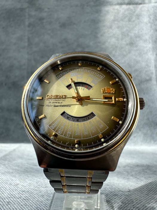 Orient - Orient College Perpetual Multi Year Calendar Watch Automatic - Ingen mindstepris - Mænd - 1970-1979