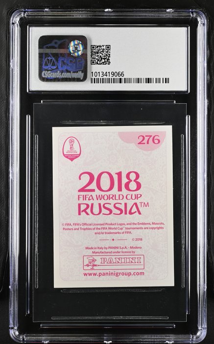 2018 - Panini - World Cup Stickers - Lionel Messi - #276 Pink Back - 1 Graded sticker - CSG 95