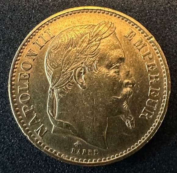 Frankrig. 20 Francs 1869 A. Napoléon III.