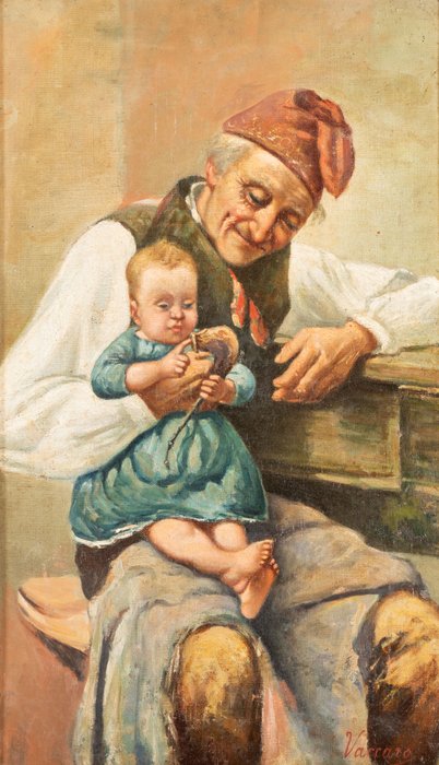 Vincenzo Vaccaro (1858-1929) - Amorevole Nonno