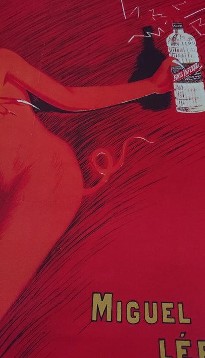 Leonetto Cappiello - Leonetto Cappiello anís Infernal,CAC 1980,muy raro,Lérida - 1980‹erne