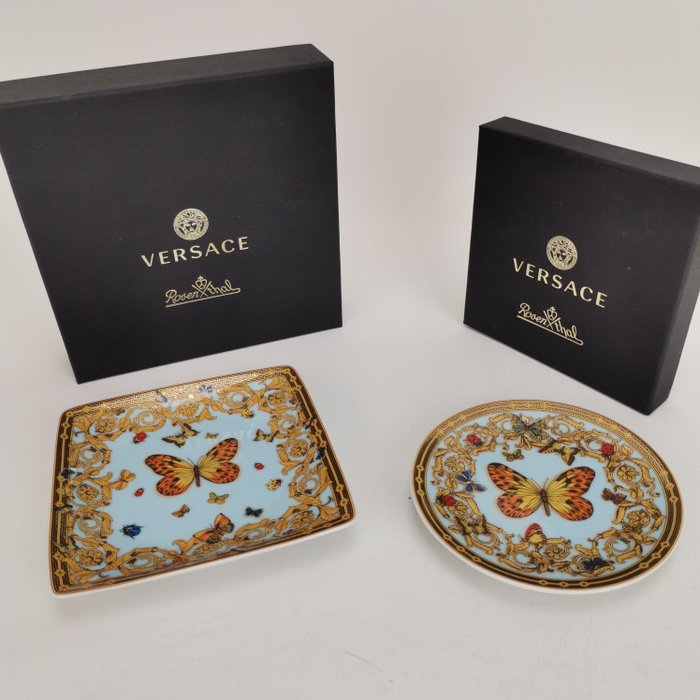 Rosenthal - Versace - Fad (2) - "Le Jardin de Versace" - Keramik